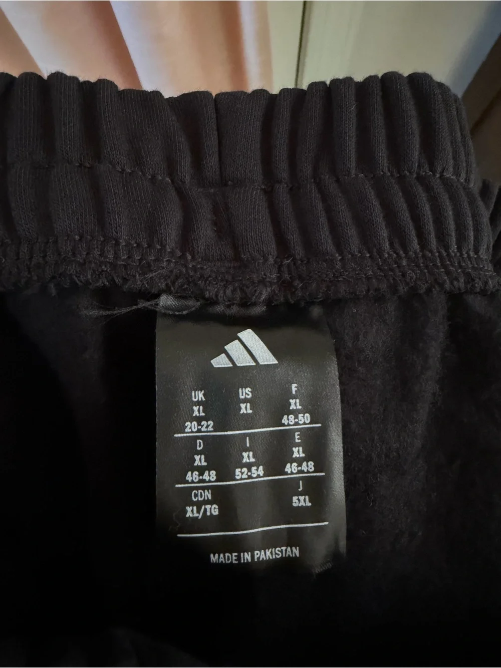 Black Track Pants with White Side Stripes